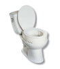 A white ceramic toilet with the lid open, shown on a plain white background. - okotoks hc pharmacy