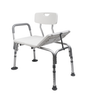 Medical shower chair with adjustable legs on a white background - okotoks hc pharmacy
