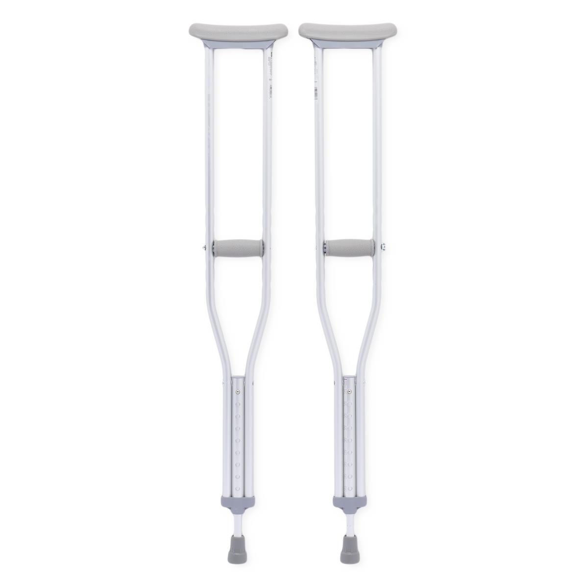 Pair of crutches on a white background - okotoks hc pharmacy