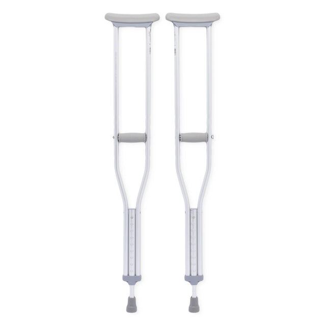 Pair of crutches on a white background - okotoks hc pharmacy