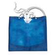 Blue urinary catheter bag with clear plastic bag and white tubing on a white background - okotoks hc pharmacy