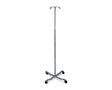 Metal stand with a pole on a white background - okotoks hc pharmacy