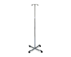 Metal stand with a pole on a white background - okotoks hc pharmacy