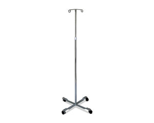 Metal stand with a pole on a white background - okotoks hc pharmacy