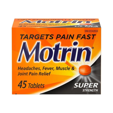 MOTRIN SUPER STRENGTH TABLETS 400MG 45 - #shop_name