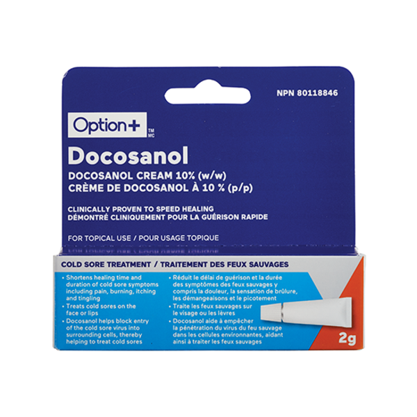 Option+ 10% Docosanol Cream - okotoks hc pharmacy