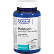 Bottle of Option+ Melatonin with blue and white label on a white background - okotoks hc pharmacy