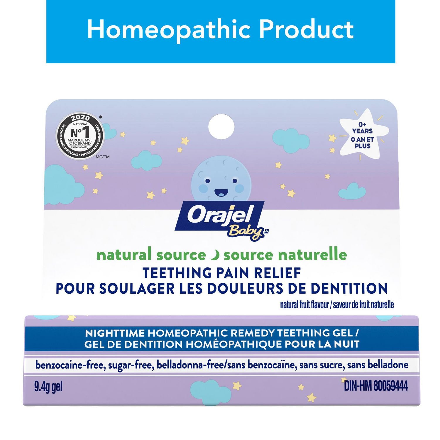 Orajel Baby Homeopathic Nighttime Teething Pain Relief Gel - okotoks hc pharmacy
