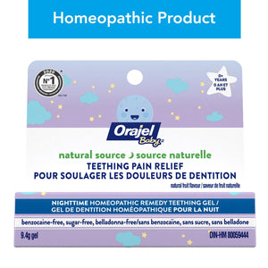 Orajel Baby Homeopathic Nighttime Teething Pain Relief Gel - okotoks hc pharmacy
