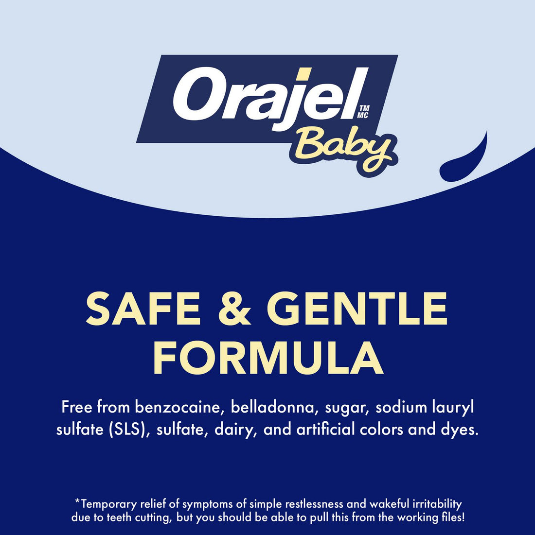 Orajel Baby Homeopathic Nighttime Teething Pain Relief Gel - okotoks hc pharmacy