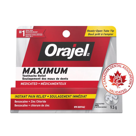 Orajel Maximum Strength Toothache Pain Relief Gel - okotoks hc pharmacy
