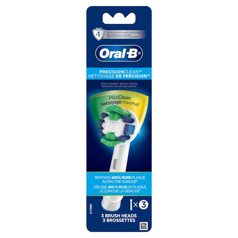Oral-B Precision Clean Replacement Electric Toothbrush Head - okotoks hc pharmacy