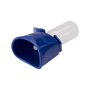 Blue and white plastic device on a transparent background - okotoks hc pharmacy