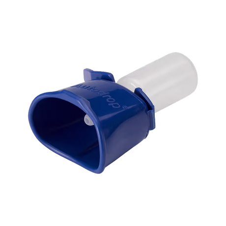 Blue and white plastic device on a transparent background - okotoks hc pharmacy