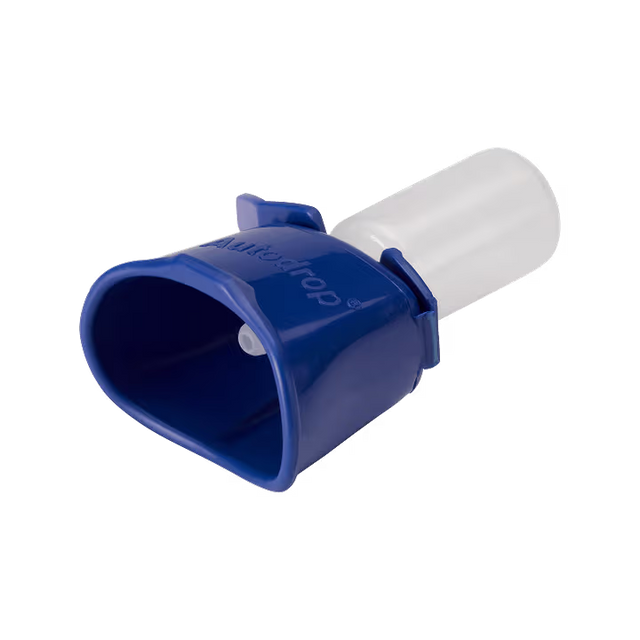 Blue and white plastic device on a transparent background - okotoks hc pharmacy