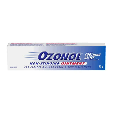 Ozonol non-stinging ointment packaging on a white background - okotoks hc pharmacy