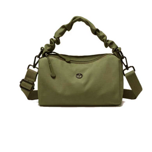 Green handbag on a white background - okotoks hc pharmacy
