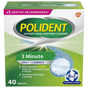 Polident 3 Minute Daily Denture Cleaner Tablets - okotoks hc pharmacy