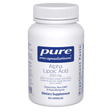 Supplement bottle labeled 'pure encapsulations Alpha Lipoic Acid' on a white background - Okotoks HC Pharmacy