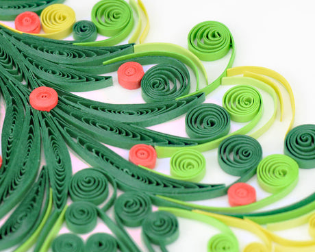 Colorful paper quilling design on a white background - okotoks hc pharmacy