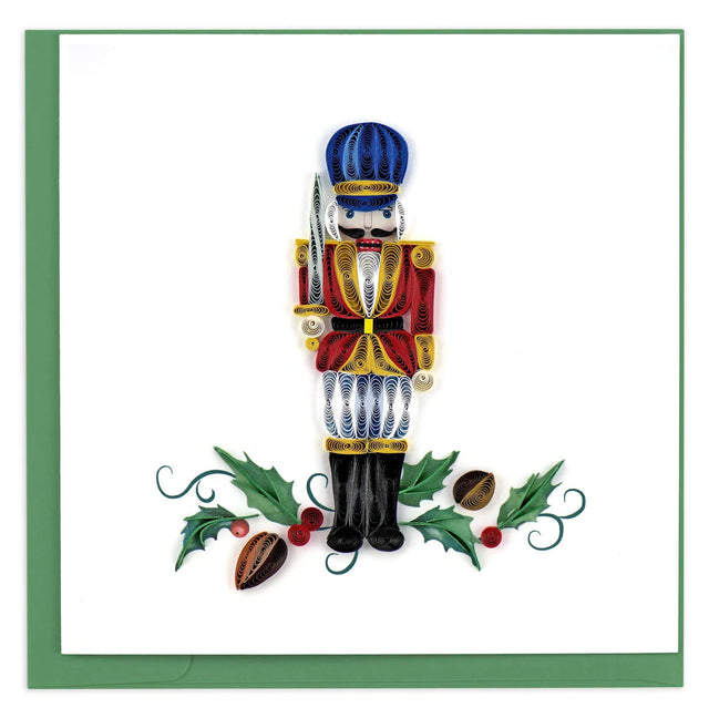 Quilled Nutcracker Christmas Card - okotoks hc pharmacy