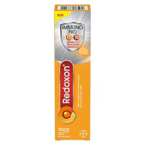 Redoxon Immuno Pro C10 supplement packaging on a white background - okotoks hc pharmacy
