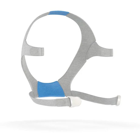 cpap headgear with blue padding on a white background - okotoks hc pharmacy