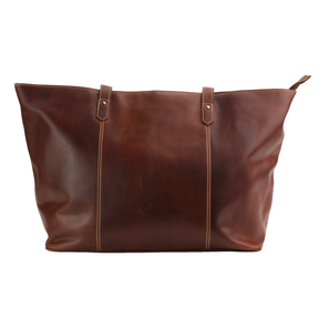 Rugged Earth Leather Organizer Tote Bag brown - okotoks hc pharmacy