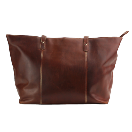 Rugged Earth Leather Organizer Tote Bag brown - okotoks hc pharmacy