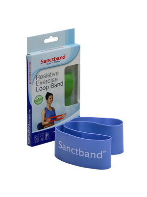 Sanctband Resistance Exercise Mini Loop Band blue - okotoks hc pharmacy
