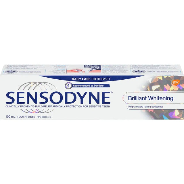 Sensodyne Brilliant Whitening Toothpaste - okotoks hc pharmacy
