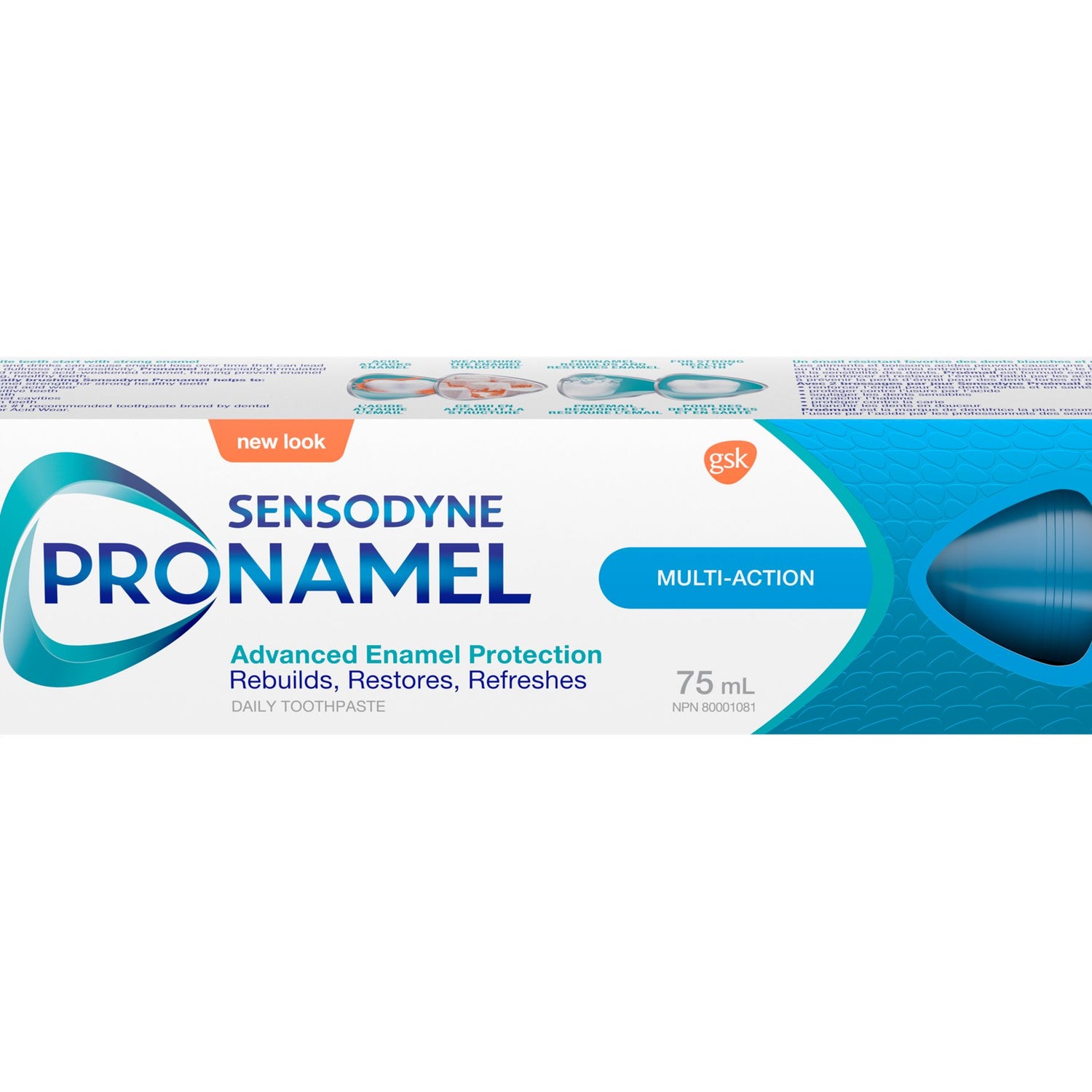Sensodyne ProNamel Multi-Action Enamel Care Toothpaste - okotoks hc pharmacy
