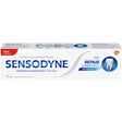A 75 mL box of Sensodyne Mint Repair & Protect Deep Repair toothpaste, featuring a white and blue design with a red 'new' badge. - okotoks hc pharmacy