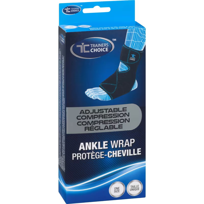 TC Trainers Choice Adjustable Ankle Compression Wrap - okotoks hc pharmacy