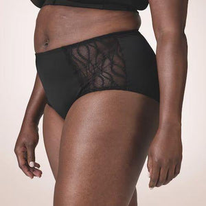 TENA STYLISH UNDERWEAR BLACK LARGE 16PK - #shop_name