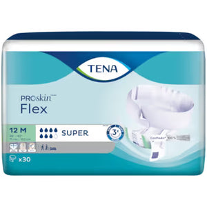 TENA ProSkin Flex packaging with a blue and white design - okotoks hc pharmacy
