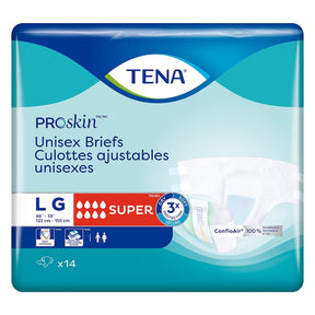 TENA ProSkin unisex briefs packaging on a white background - okotoks hc pharmacy