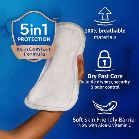 TENA Sensitive Care Incontinence Overnight Pads for Women - okotoks hc pharmacy