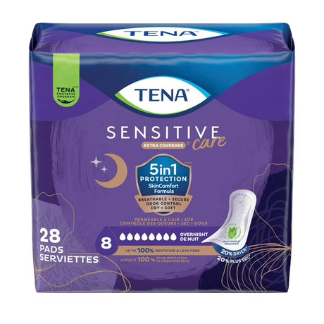 TENA Sensitive Care Incontinence Overnight Pads for Women - okotoks hc pharmacy