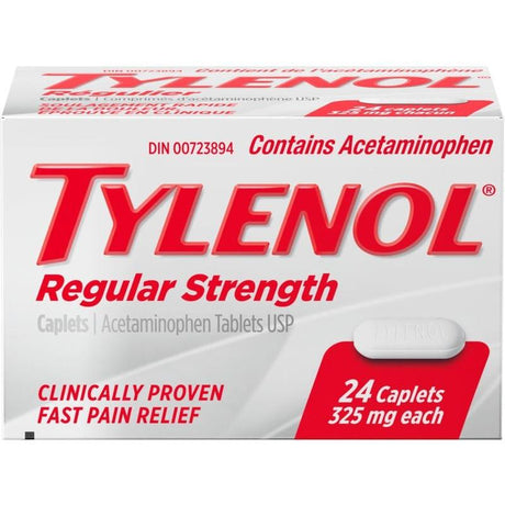 Tylenol Regular Caplets 325mg 24 Count - #shop_name