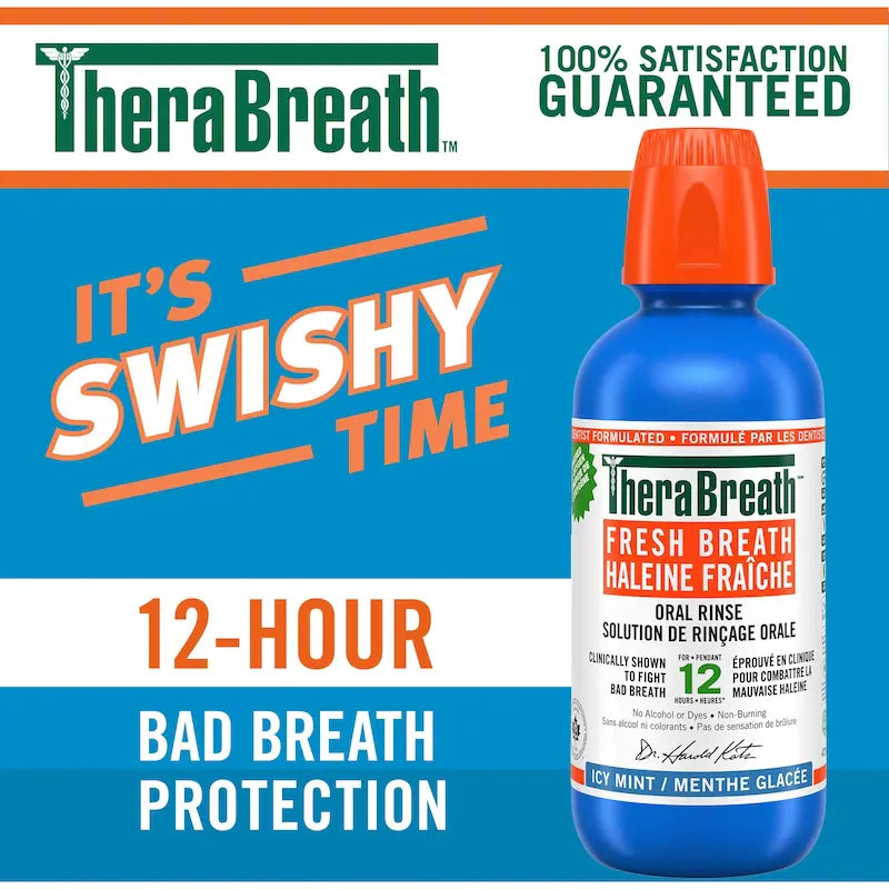 TheraBreath Fresh Breath Icy Mint Oral Rinse - okotoks hc pharmacy