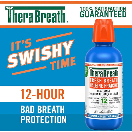 TheraBreath Fresh Breath Icy Mint Oral Rinse - okotoks hc pharmacy