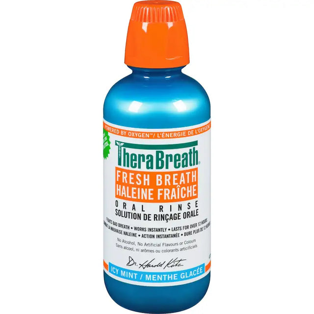 TheraBreath Fresh Breath Icy Mint Oral Rinse - okotoks hc pharmacy
