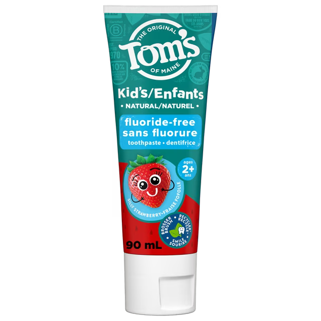 Tom's of Maine Children's Silly Strawberry Natural Fluoride Free Toothpaste - okotoks hc pharmacy