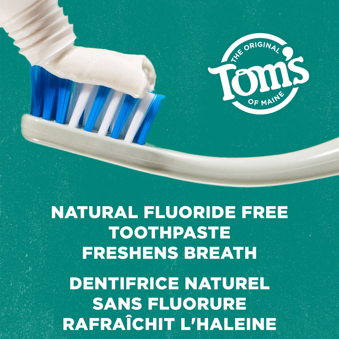 Tom's of Maine Simply White Peppermint Natural Fluoride-Free Toothpaste - okotoks hc pharmacy