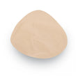 A single beige silicone or latex breast implant cup shown from a top-down view on a white background. - okotoks hc pharmacy