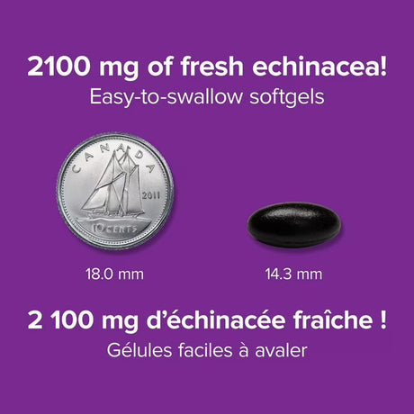 Webber Naturals Echinacea 2100 mg - 90 Softgels - okotoks hc pharmacy