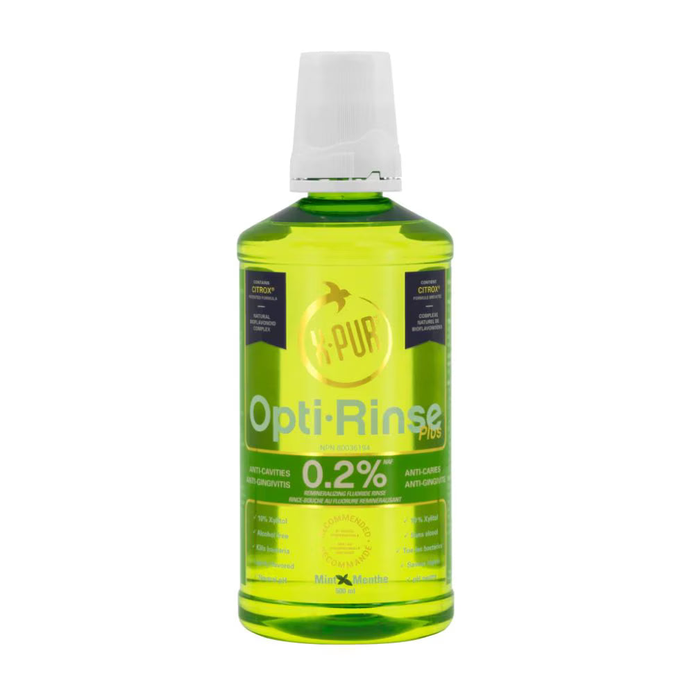 X-PUR Opti-Rinse Plus Mouthwash Mint Flavour - okotoks hc pharmacy