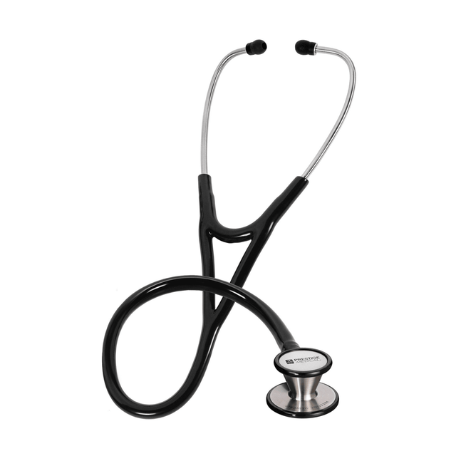 Black stethoscope on a white background - okotoks hc pharmacy