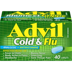 Advil Cold & Flu 40 Caplets - Okotoks HC Pharmacy
